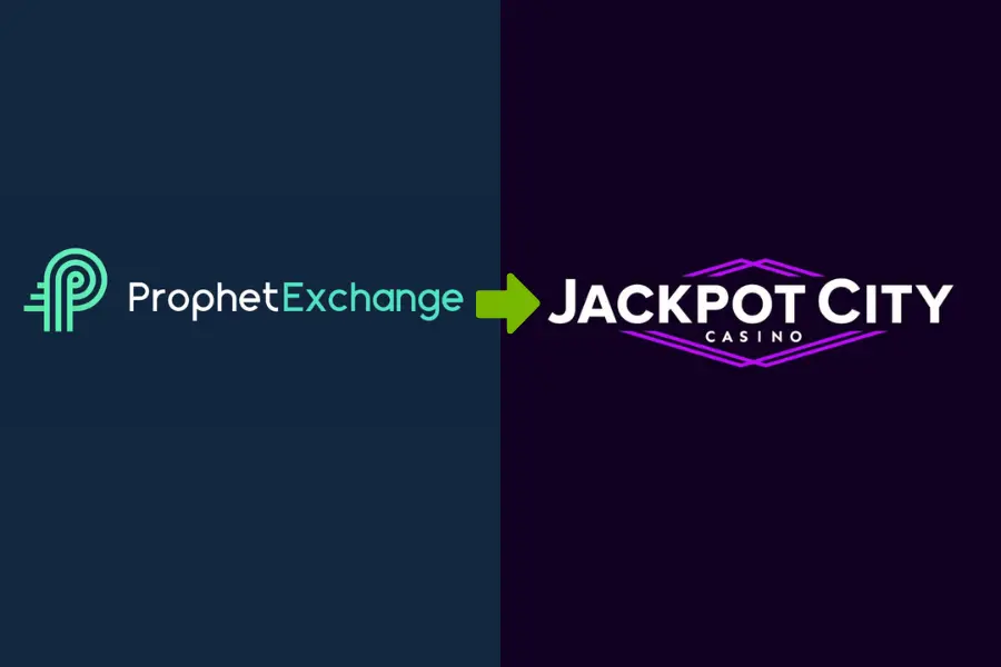 Prophet Exchange & Jackpot City Logo